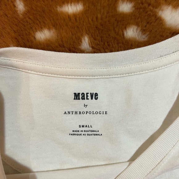 NWT Maeve by Anthropologie short sleeve t-shirt Sz S - Picture 4 of 5